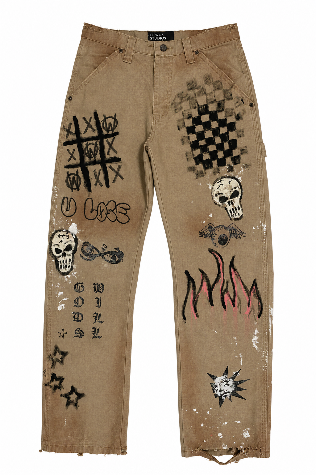 Vandalized Univ. utility Pants