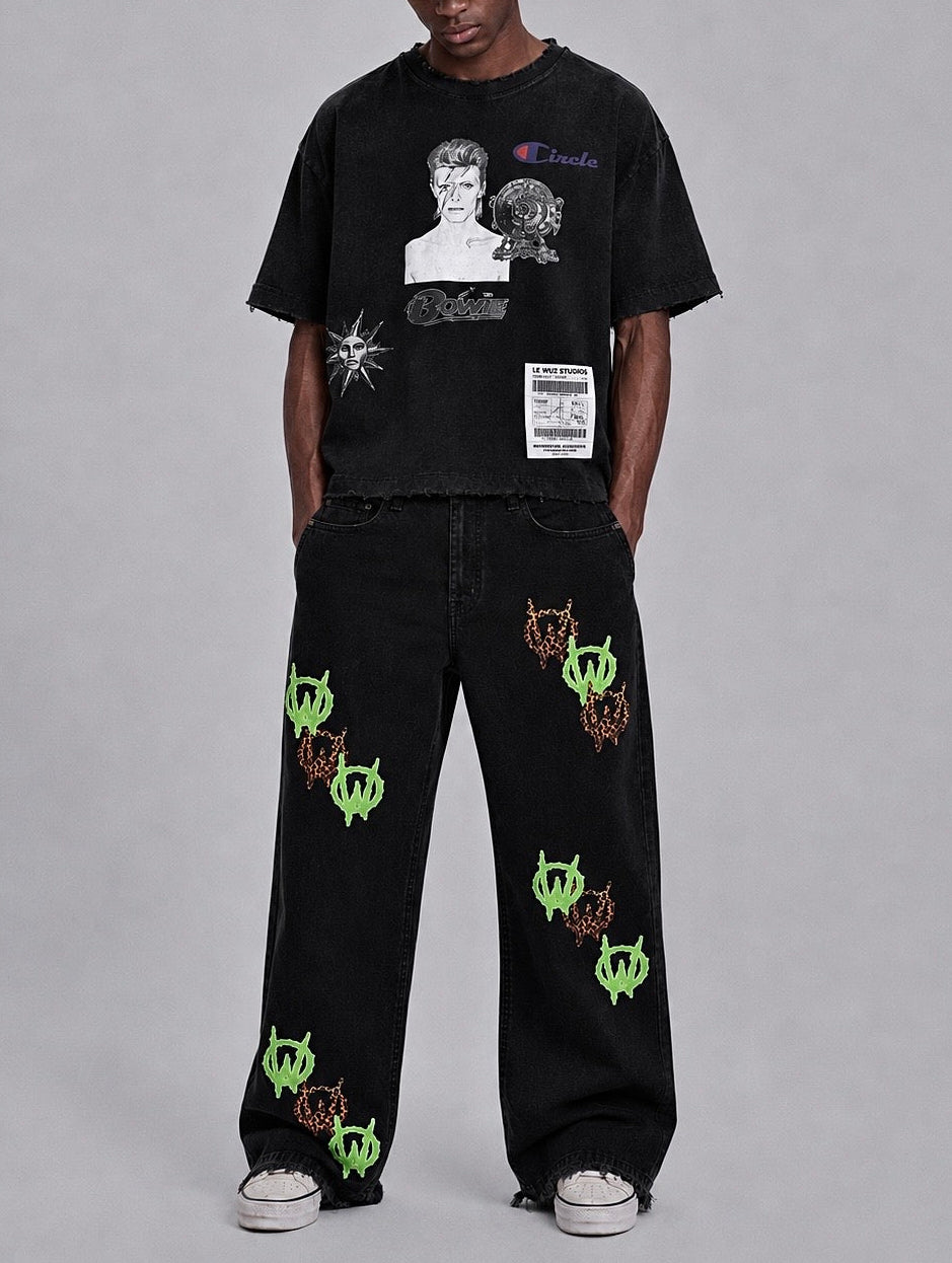 (W)ild Card Winners Patch Jeans